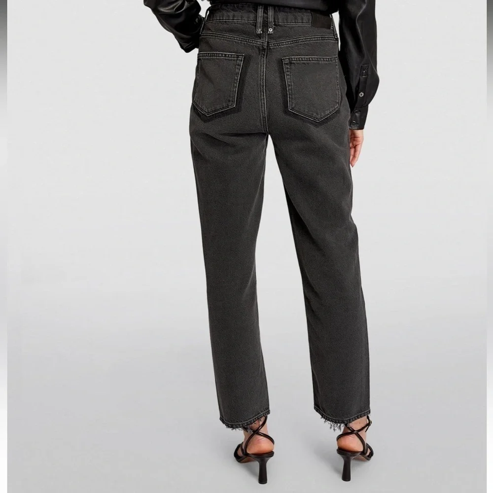 PAIGE black Noella High-Rise Straight Jeans SZ.31